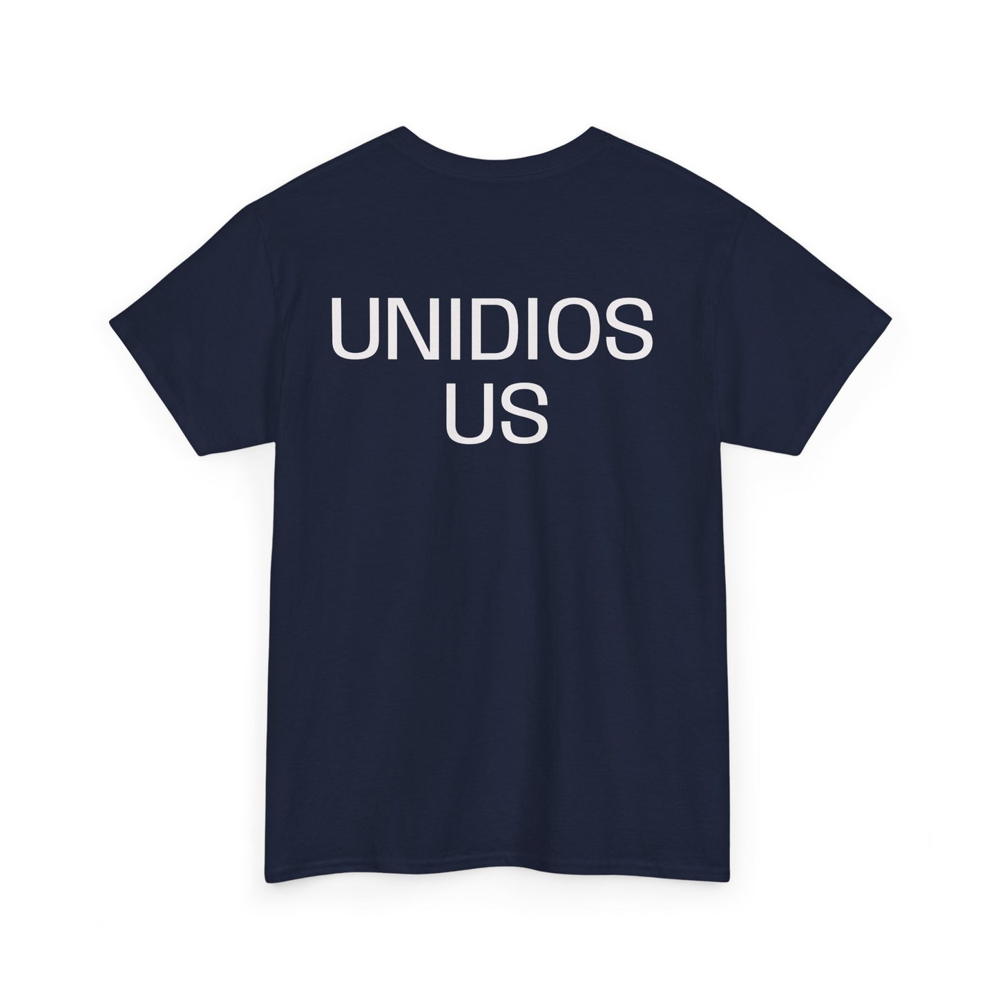 UNIDIOS US Unisex Heavy Cotton Tee - 'We The People' Flag Shirt,