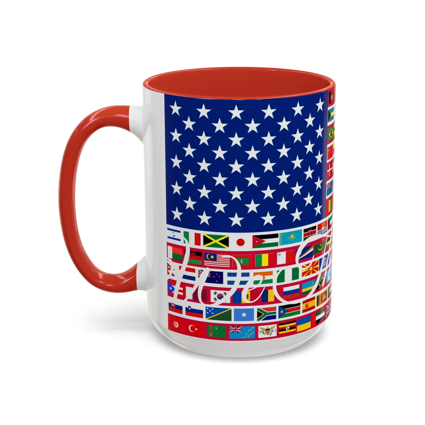 (We The People) Accent Unity Flag Coffee Mug