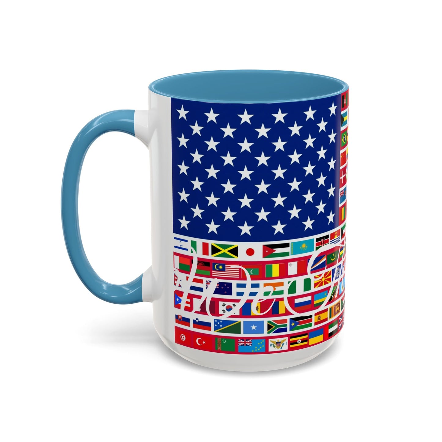 (We The People) Accent Unity Flag Coffee Mug
