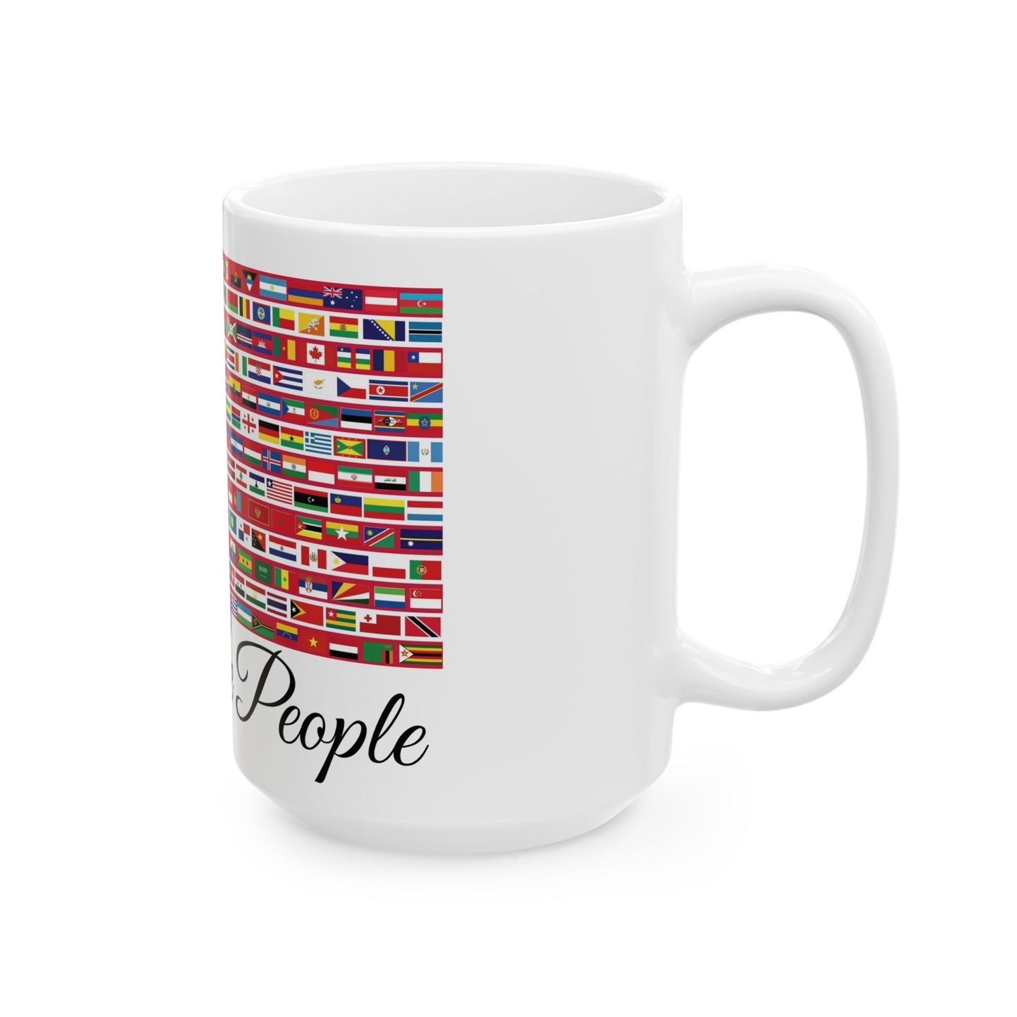 Unity Flag Ceramic Mug, 15oz