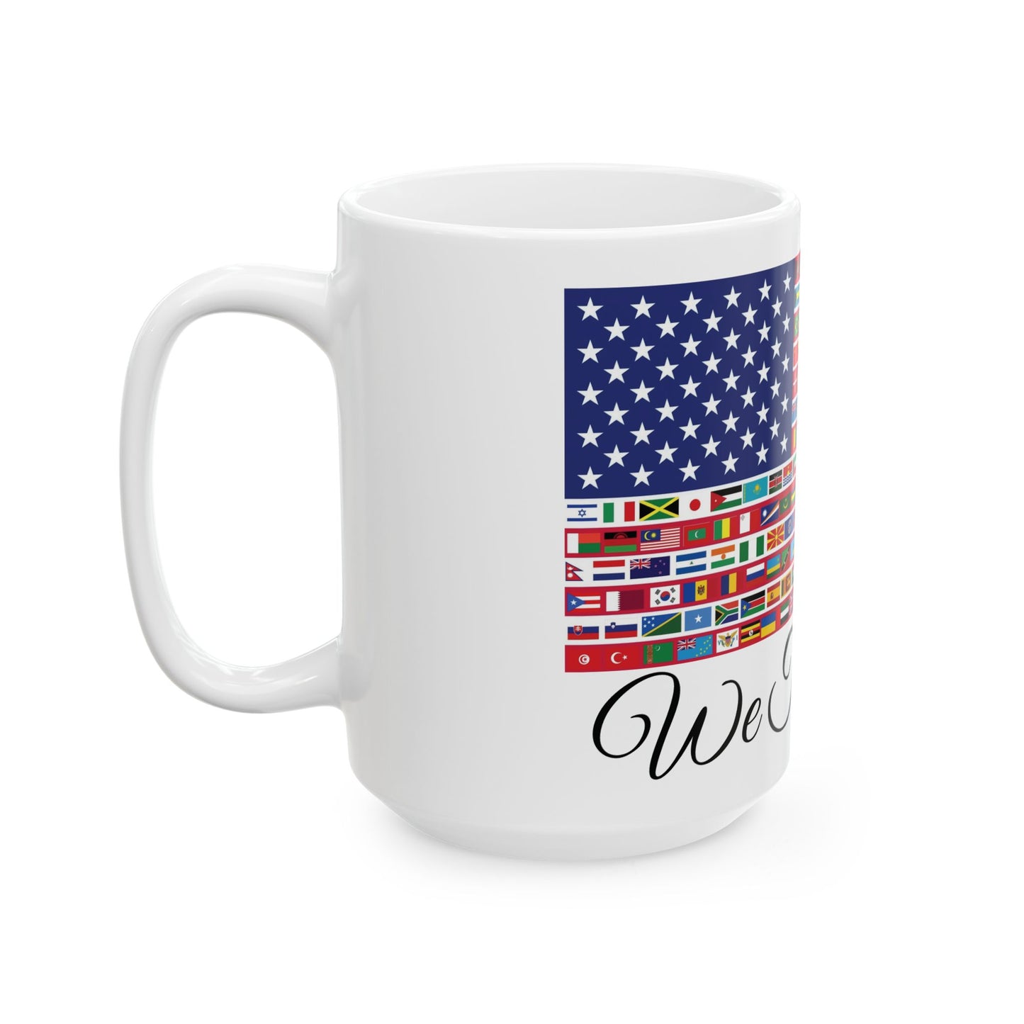 Unity Flag Ceramic Mug, 15oz
