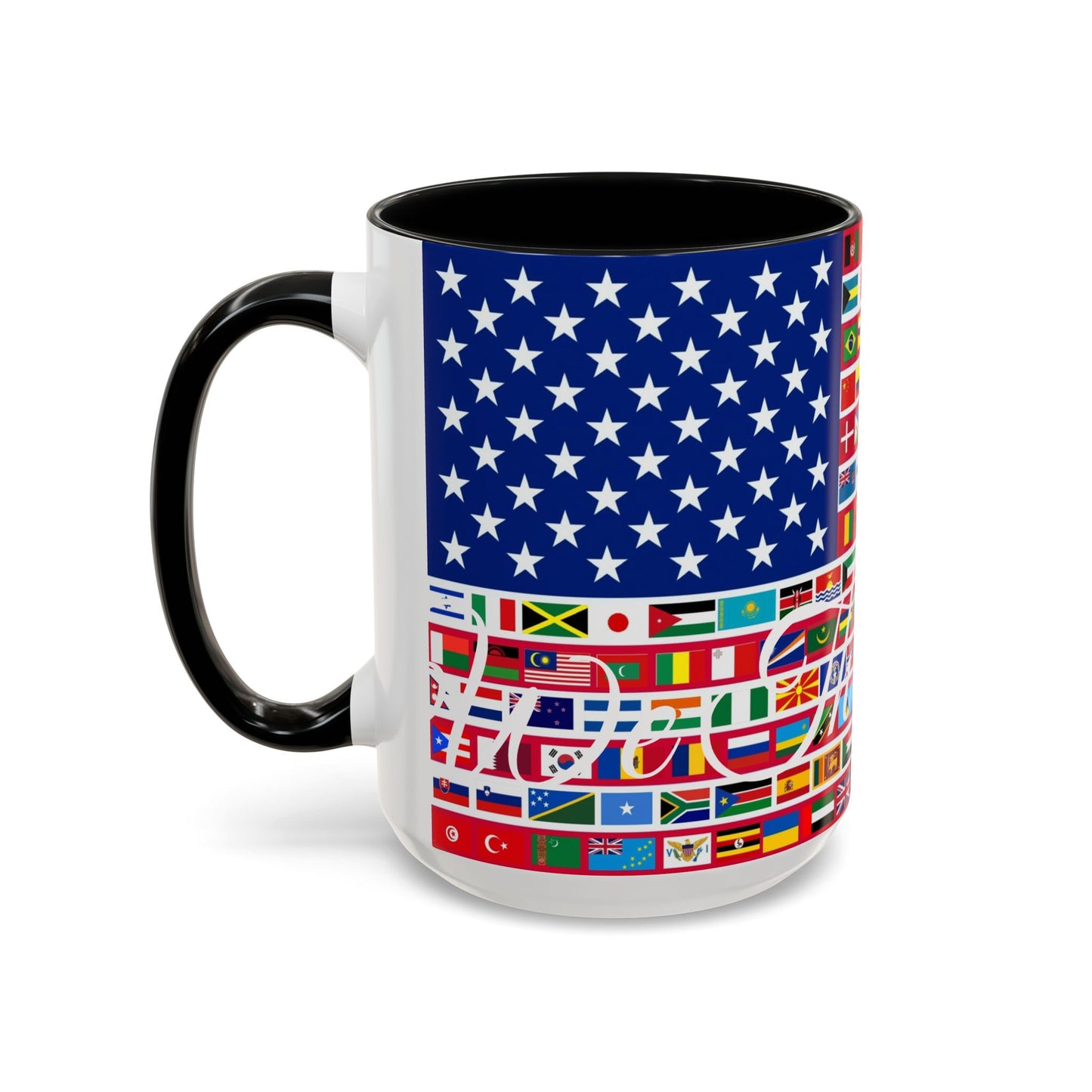 (We The People) Accent Unity Flag Coffee Mug