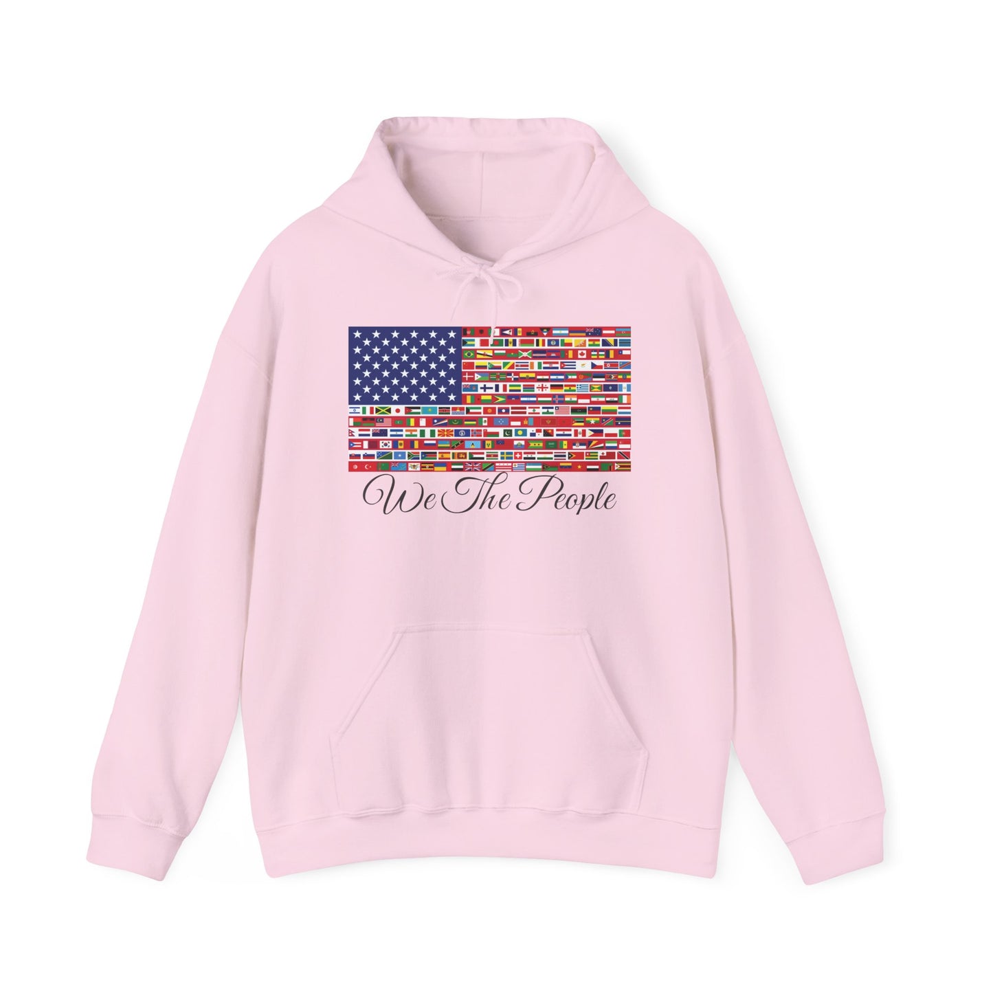 Unisex Sweatshirt, 'We the People' Flag Design Hoodie
