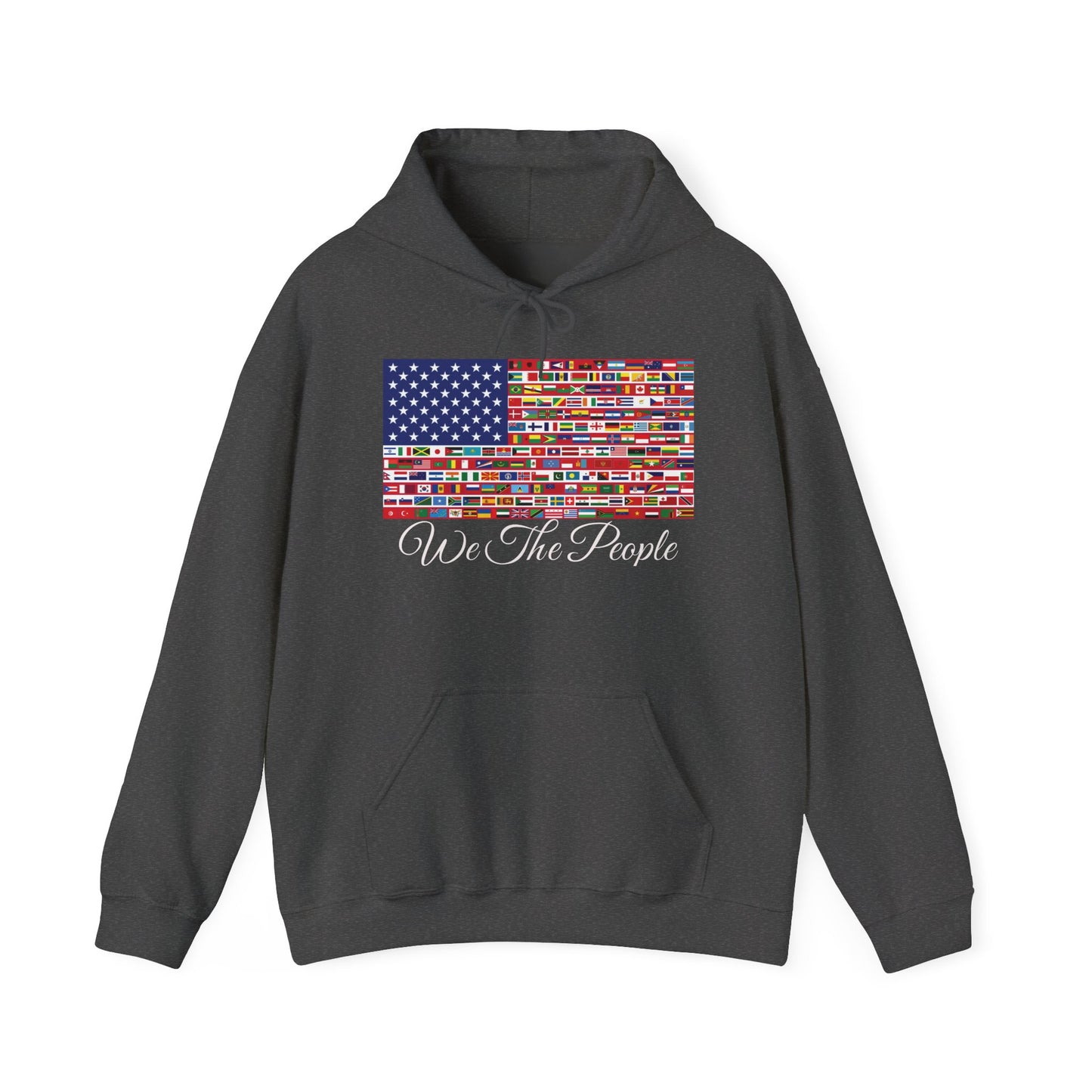 Unisex Sweatshirt, 'We the People' Flag Design Hoodie